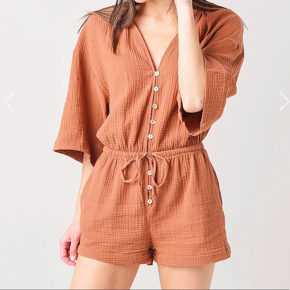 Z SUPPLY WOMEN'S ZEPHYR GAUZE ROMPER